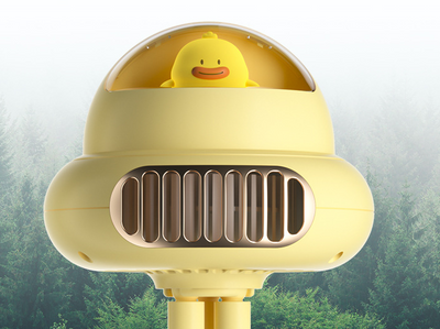 Ventilador Mini USB Recargable para Cochecito de Bebé