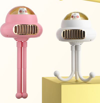 Ventilador Mini USB Recargable para Cochecito de Bebé