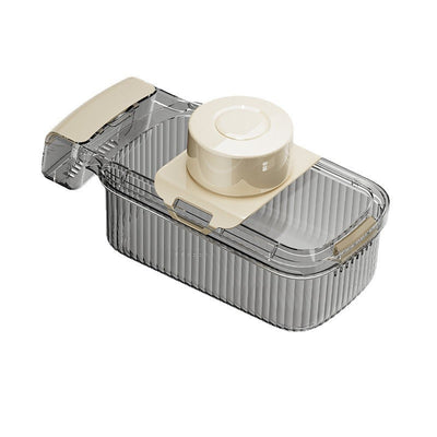 Cortador de Verduras Multifuncional 2 en 1 con Cesta de Drenaje