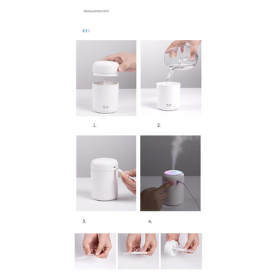Humidificador Portátil de Aire 300 ml