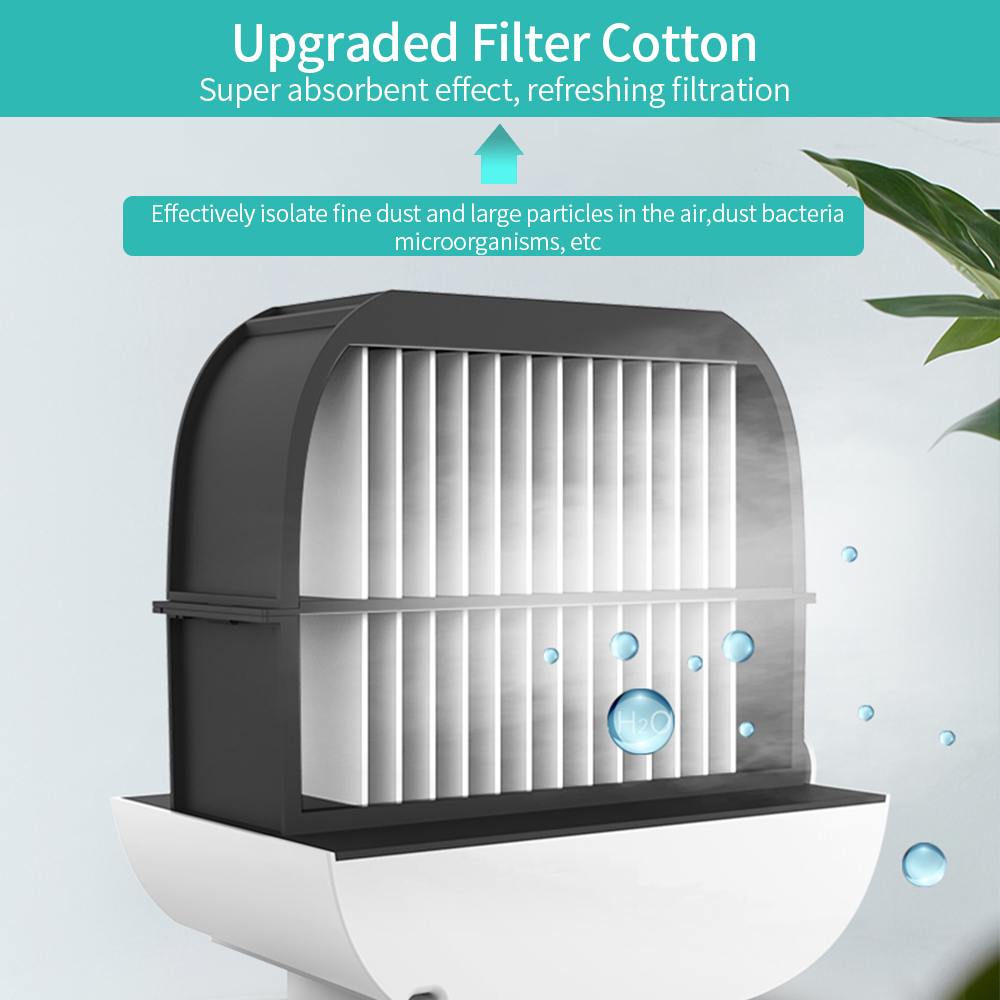 Aire Acondicionado Portátil USB Mini Ventilador de Escritorio