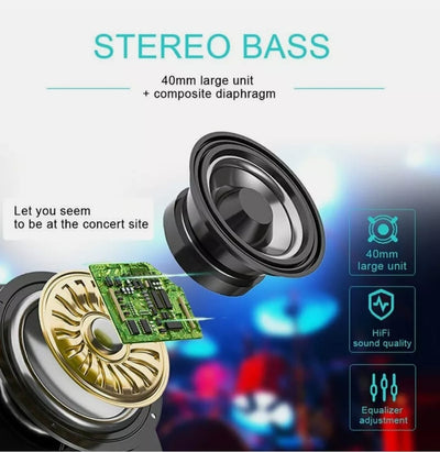 Auriculares Bluetooth Ninja Dragon Z10 con Luces LED