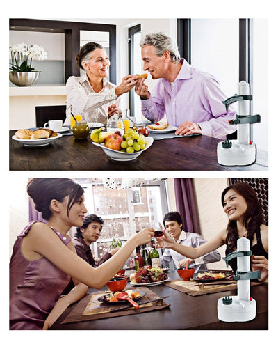 Pelador Eléctrico Rápido para Papas, Verduras y Frutas